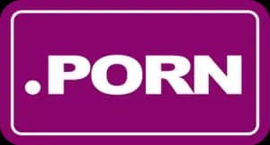 Logo del dominio .porn