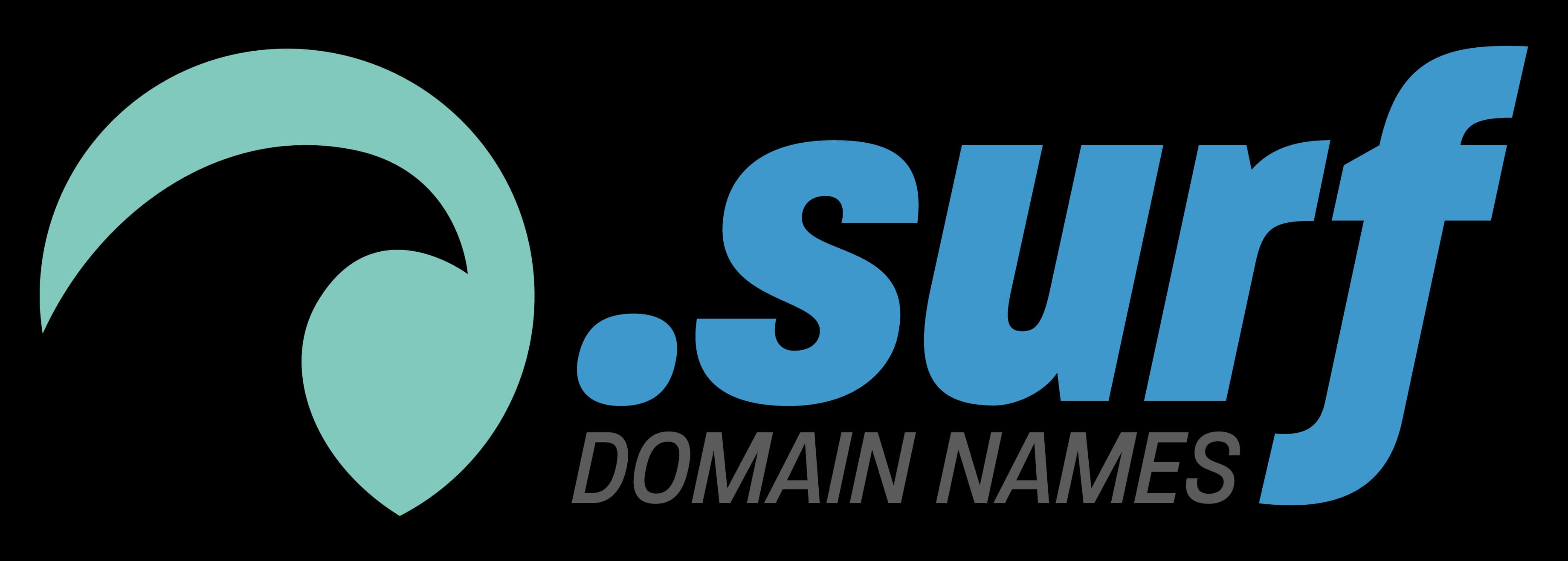 Logo del dominio .surf